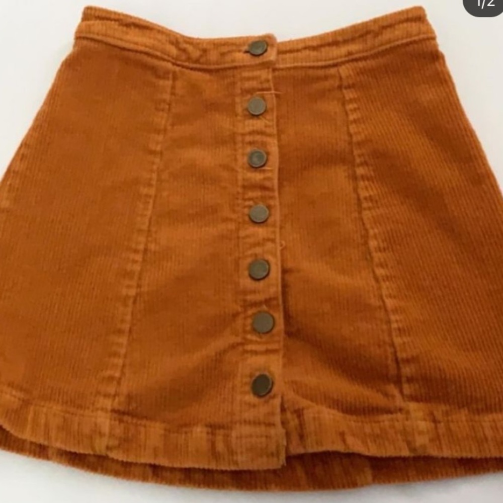 Orange skirt